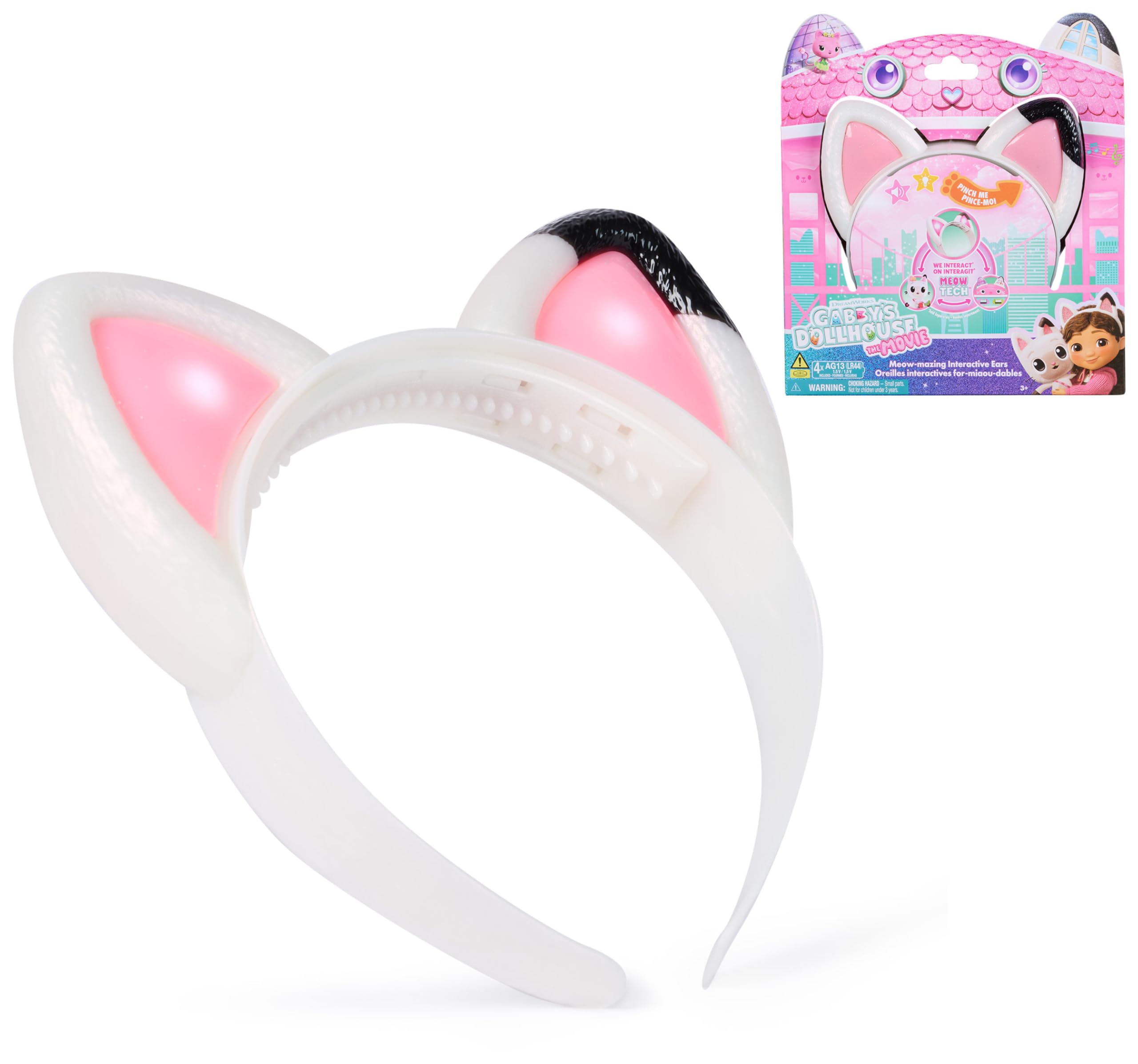 Gabby's Dollhouse The Movie, Meow-mazing Interactive Ears Headband | Interactive