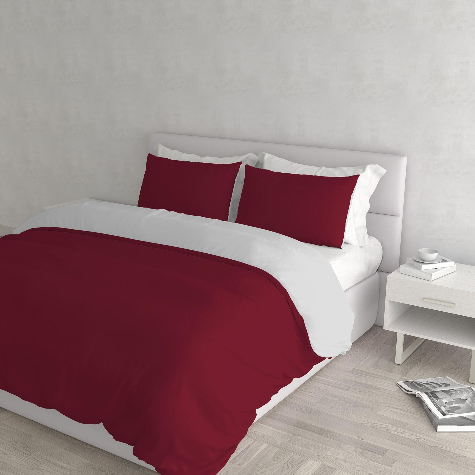 Duvet Cover Set, 100% Natural Cotton, Made in Italy, Duvet Cover Set, 250 x 200 