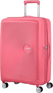 American Tourister Soundbox Spinner M Expandable Case, 67 cm, 71.5/81 L, Pink (Sun Kissed Coral)