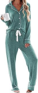 Ekouaer Tanks & Camis Lot de 1 chemise pour femme, vert, L