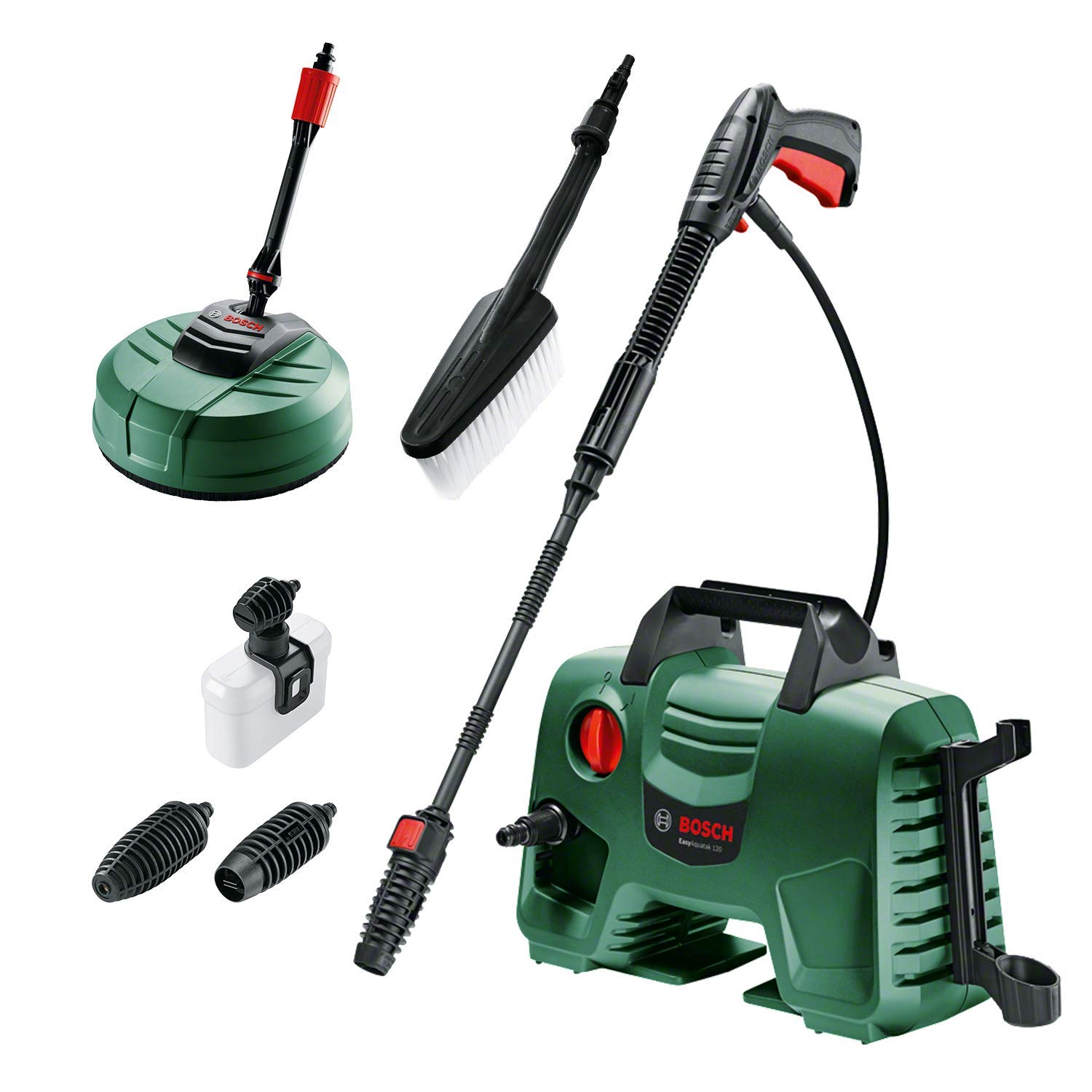 Bosch High Pressure Washer EasyAquatak 120 | 1500W, Home and Car Kit Included, M