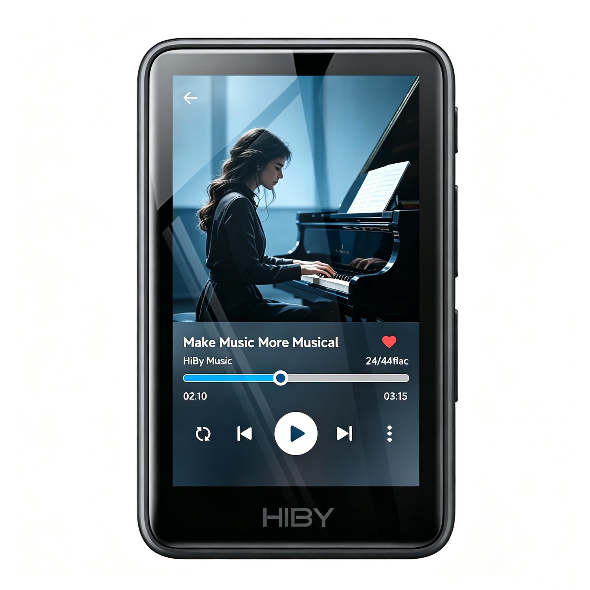 HiBy Music R1 Bluetooth MP3 Player with Touchscreen, Hi-Res Audio & Wireless Dua
