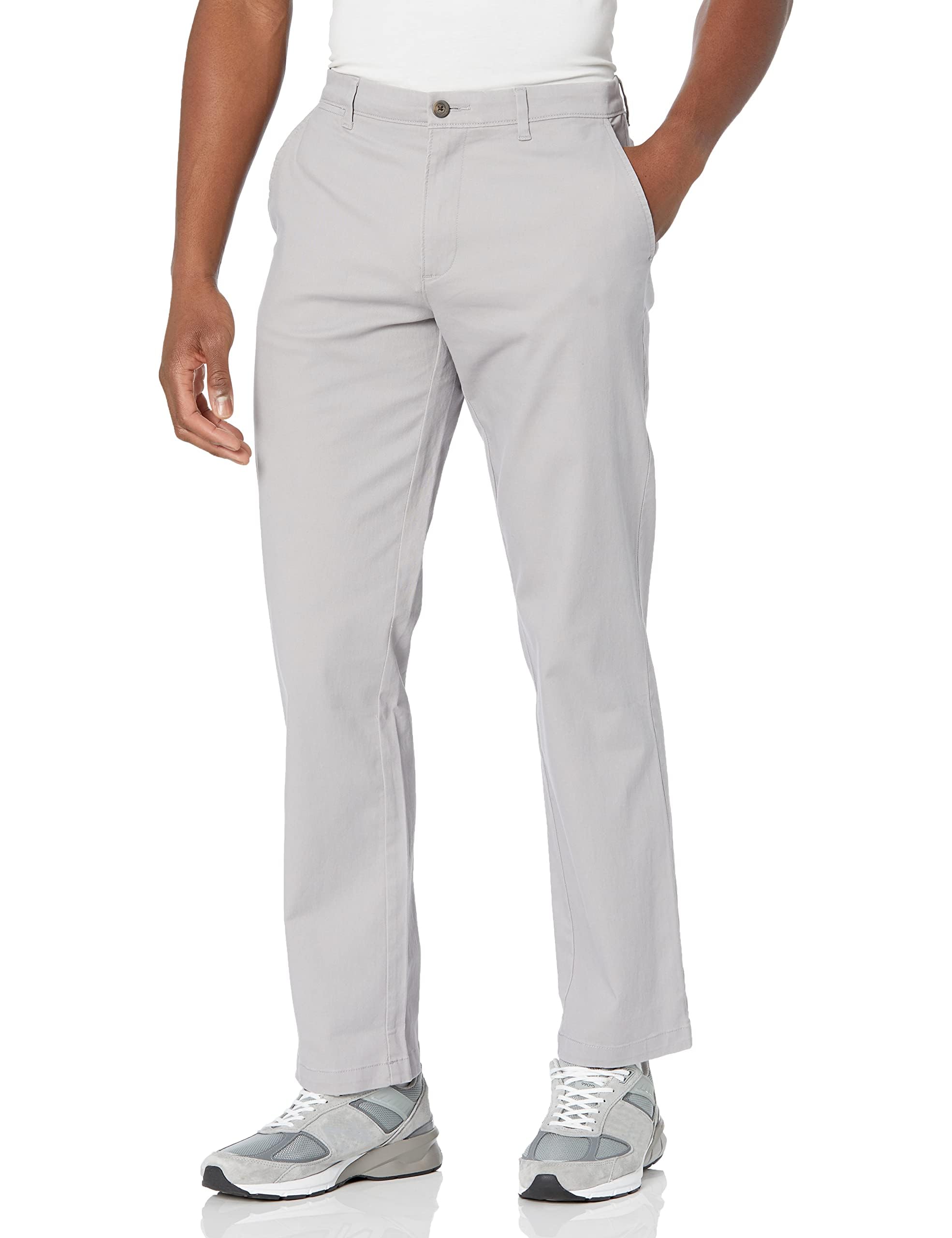 Amazon Essentials Men's Classic-Fit Casual Stretch Chino Casual Trousers