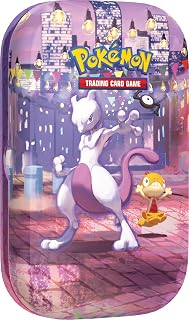 Pokémon: Mewtwo Collectible Mini Box of the 30th Anniversary Expansion of the GCC Pokémon (1 Sheet of Stickers, 1 Card with the Illustration of the Mini-Box and 2 Expansion Envelopes)