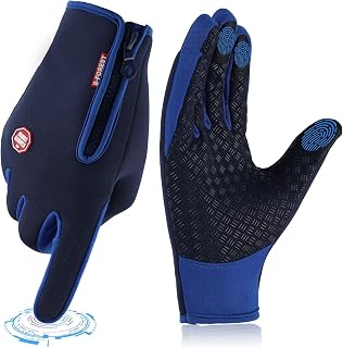 Winter Thermal Gloves For Cycling Bike Riding Driving Golf Netball Touchscreen Windproof Anti-Slip Warm Handwear Men Women Ladies Gloves For Outdoor Sport Daily Work Running Fishing Walking Climbing