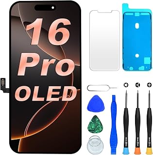 DIGI4U OLED for iPhone 16 Pro Screen Replacement A3083, A3293, A3292, A3294