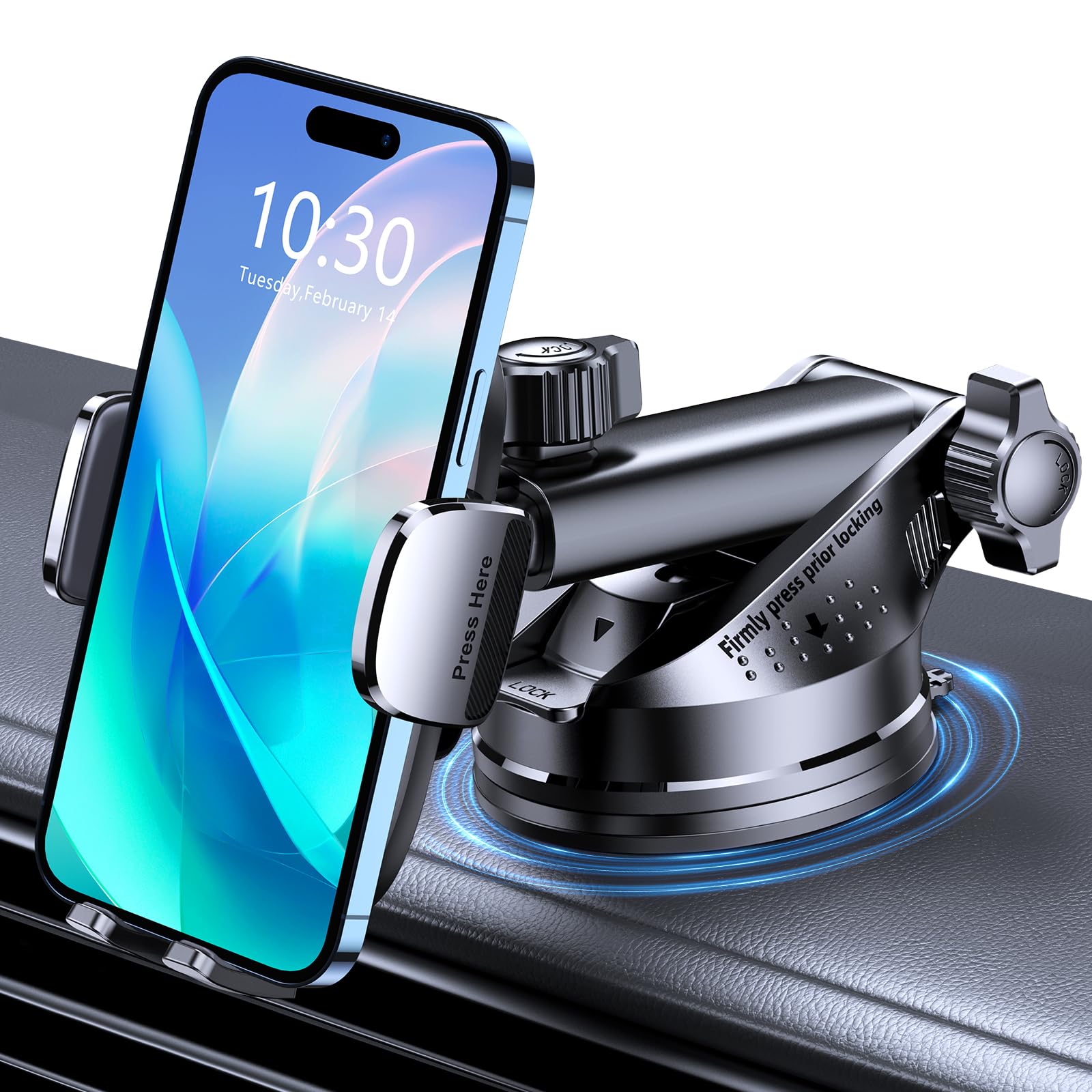 Mohard Car Phone Holder, [Never Fall] Ultra Sturdy Phone Holder for Cars | Quick