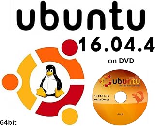 Ubuntu Linux 16 Full Operating System and Software DVD Disc - 64 Bit Latest Version Reinstall Install Computer Laptop