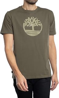 Timberland Man T-Shirt with Tree Logo, Black