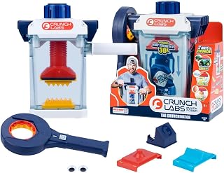 CrunchLabs by Mark Rober, The Crunchinator, STEM Toys for Ages 8-13 | Inspired by Mark Rober, 3 interchangeable plates, contained chamber, and phone holder; science kits for kids ages 8+