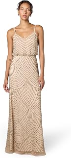 Adrianna Papell Women's Beaded Blouson Dress