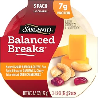 Sargento Balanced Breaks Sharp Cheddar, Cashews & Dried Cranberries Snack