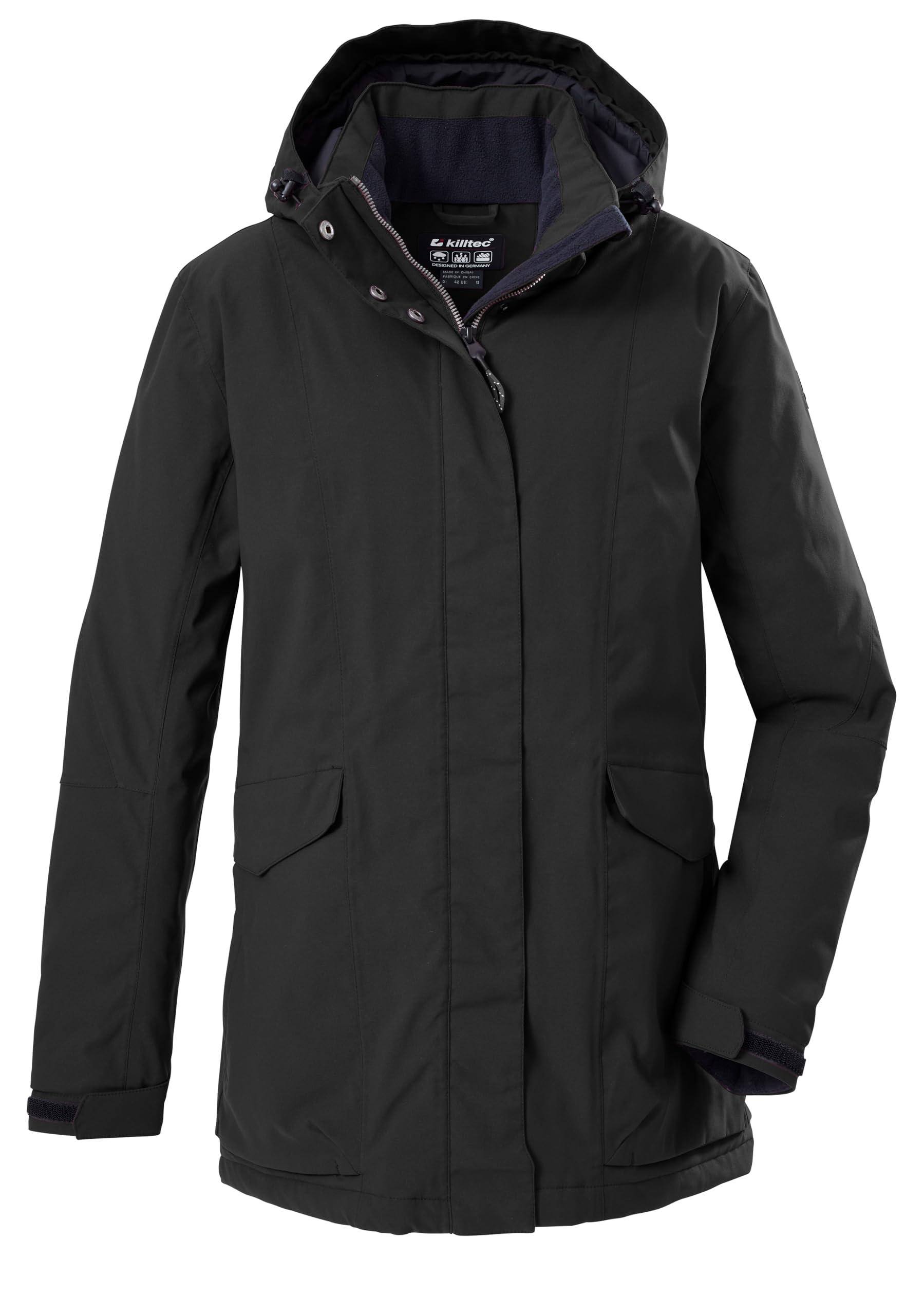 Killtec Damen Jacke Women's Functional Outdoor Waterproof Jacket with Zip Hood (