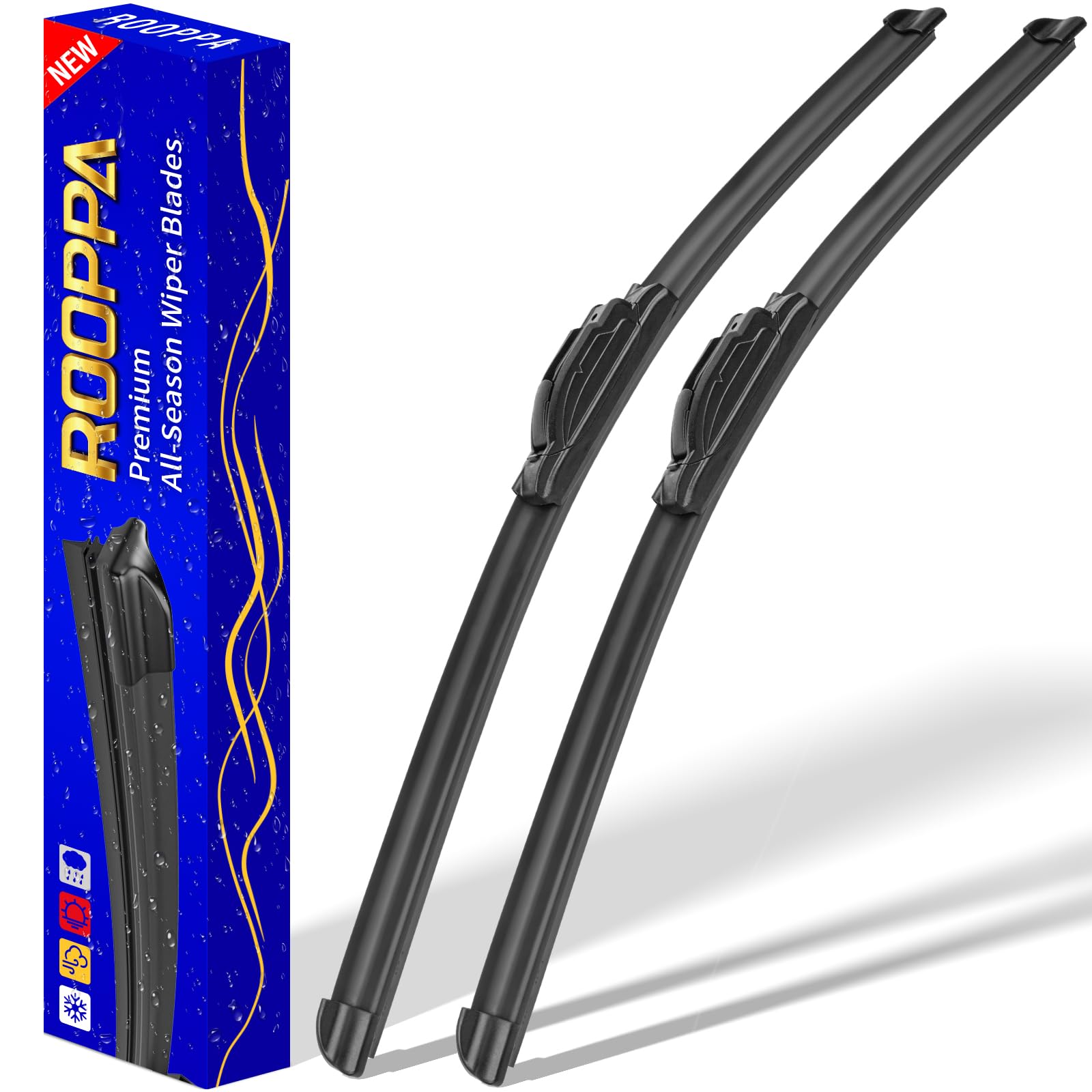 22" 22" Front Wipers Fits Dodge Ram 1500/2500/3500 2009-2018 Wiper Blades | Fits