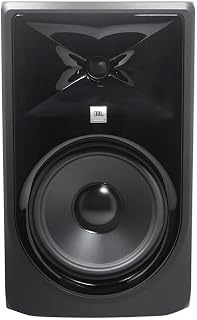 JBL Professional 308P MkII 8-Inch, 2-Way, Powered, Active Monitor Speaker for Near Field Music Production, Studio Monitor, Desktop Computer, Hi-Fi Audio. Sold individually, Black