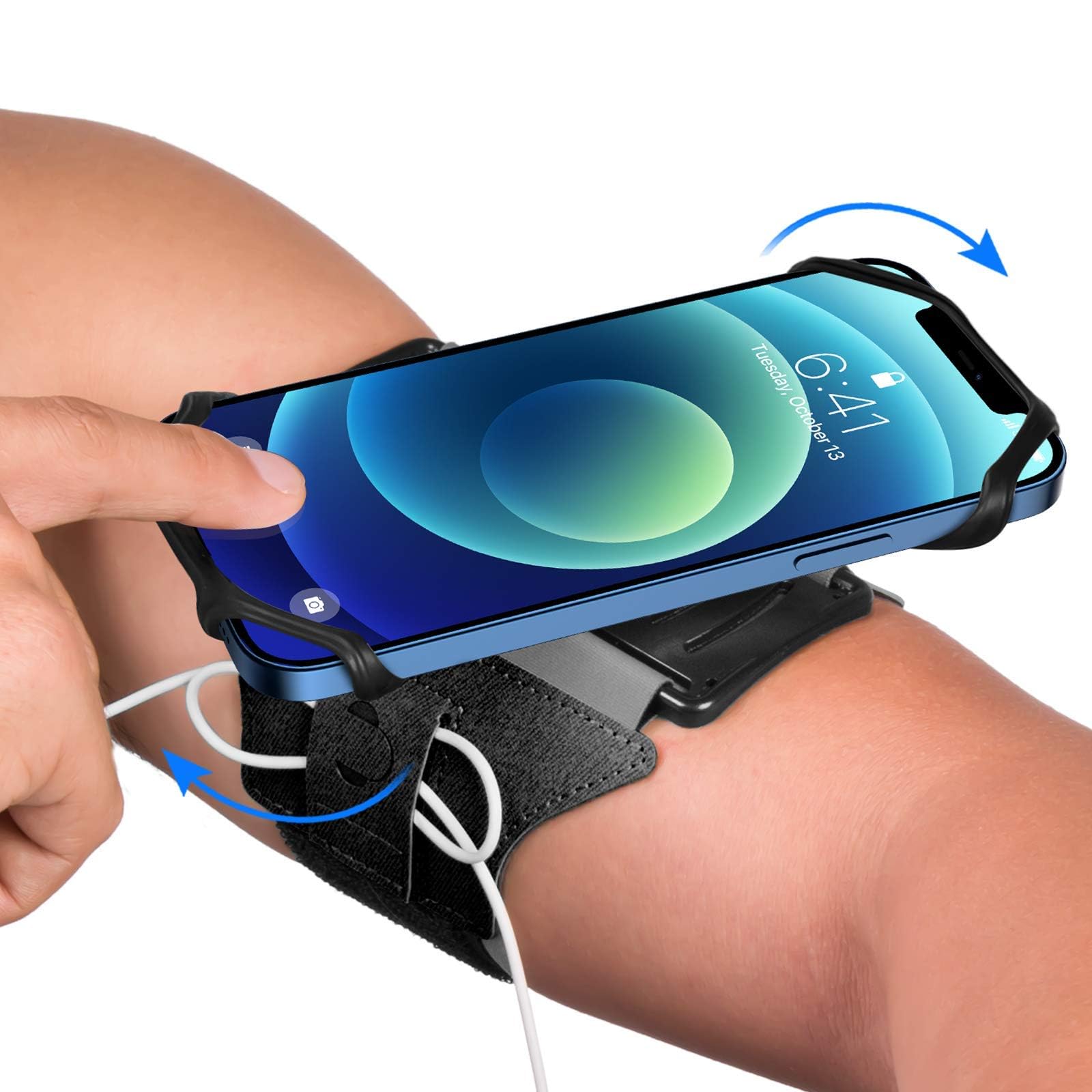 VUP Running Armband 360°Rotatable for iPhone 17/16/15/14/13/Pro Max/Pro/Mini/12/