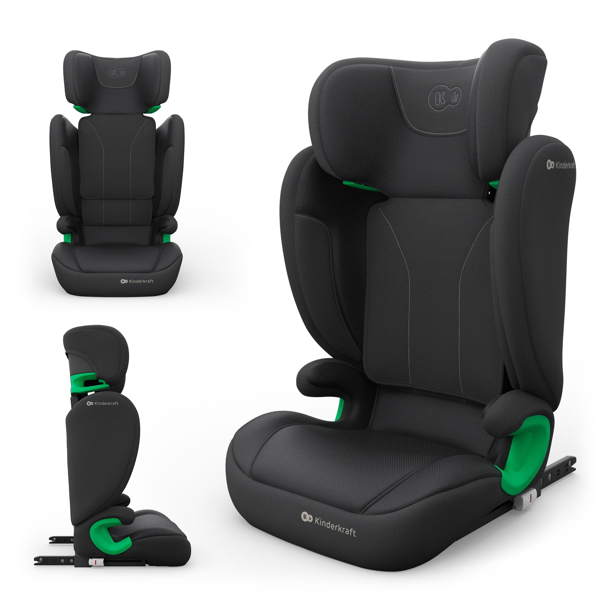 Kinderkraft Junior FIX 2 PRO Child car seat 100-150 cm, ISOFIX + seat Belt Insta