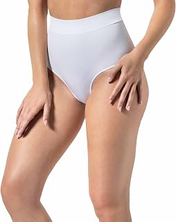 Risalti Women's Flat Belly Shaping Briefs – Compression Underpants, High Waist Seamless Briefs and Labels – Made in Italy