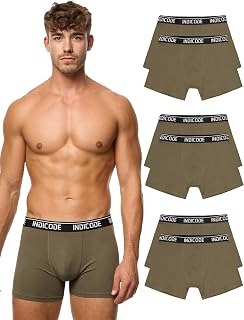 Indicode Men's INMilano Pack of 6 Boxer Shorts Underwear Boxer Shorts Underpants