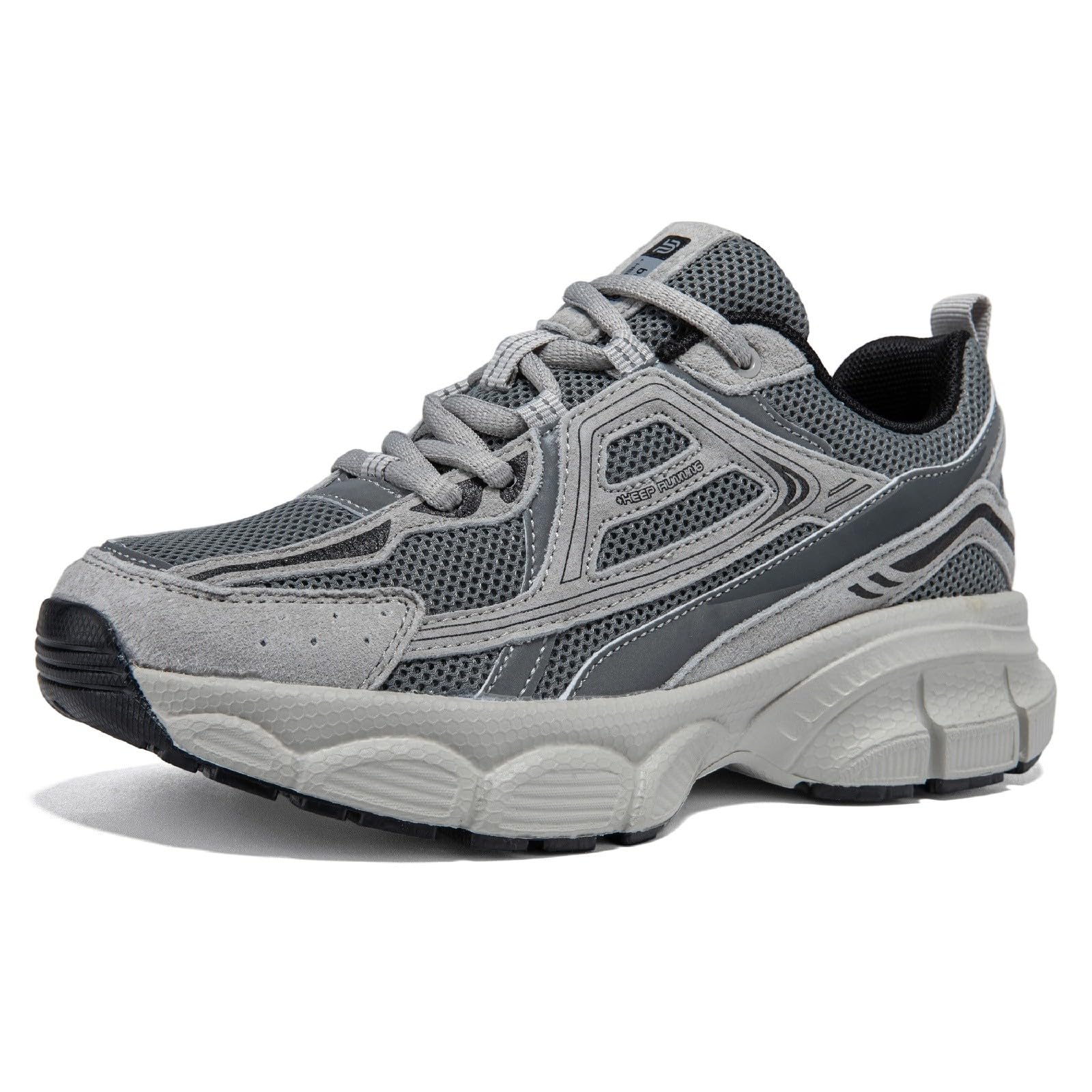 BAASPLOA Women's Chunky Fashion Sneakers Gym Workout Athletic Running Shoes