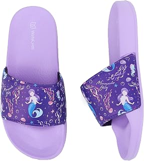WateLves Flip Flops Girl Beach Pool Summer Shoes Shower Slippers Child Home Lightweight Non-Slip Bath Sandals