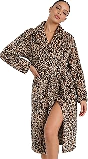 HEARTNICE Womens Fleece Robes, Soft Plush Long Bathrobe, Thick Kimono Robes for Womens, Warm House Coat