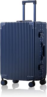 ChromeLite x UltraCush Suitcase, Carry Case, Large, Carry Bag, Medium Size, 13.9 gal (60 L), Blue