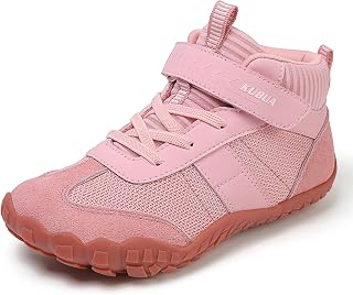 KUBUA Barfußschuhe für Kinder, Jungen, Mädchen, hohe Oberseite, minimalistisch, Zero Drop-Sneaker für Tennis, Walking, Wandern, athletisch, kleines großes Kind