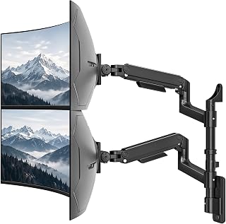 Dual Wall Mount Monitor Arm for 17-49" Ultrawide Screens
