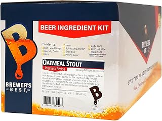 Brewer's Best HOZQ8-1381 Oatmeal Stout Beer Ingredient Kit, Black