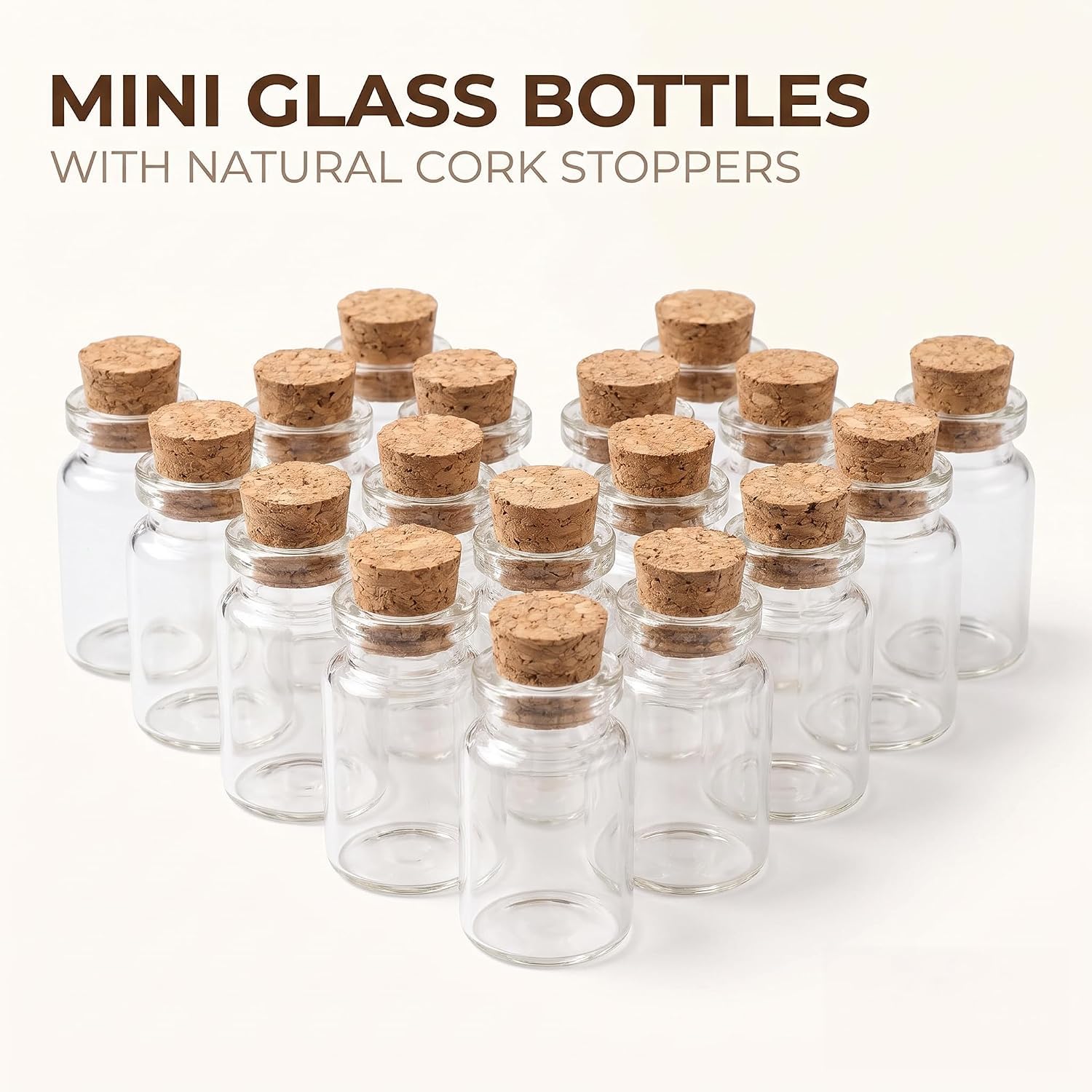 10Pcs Dollhouse Glass Jars Miniature: 1/12 Scale Glass Bottles Food Container fo