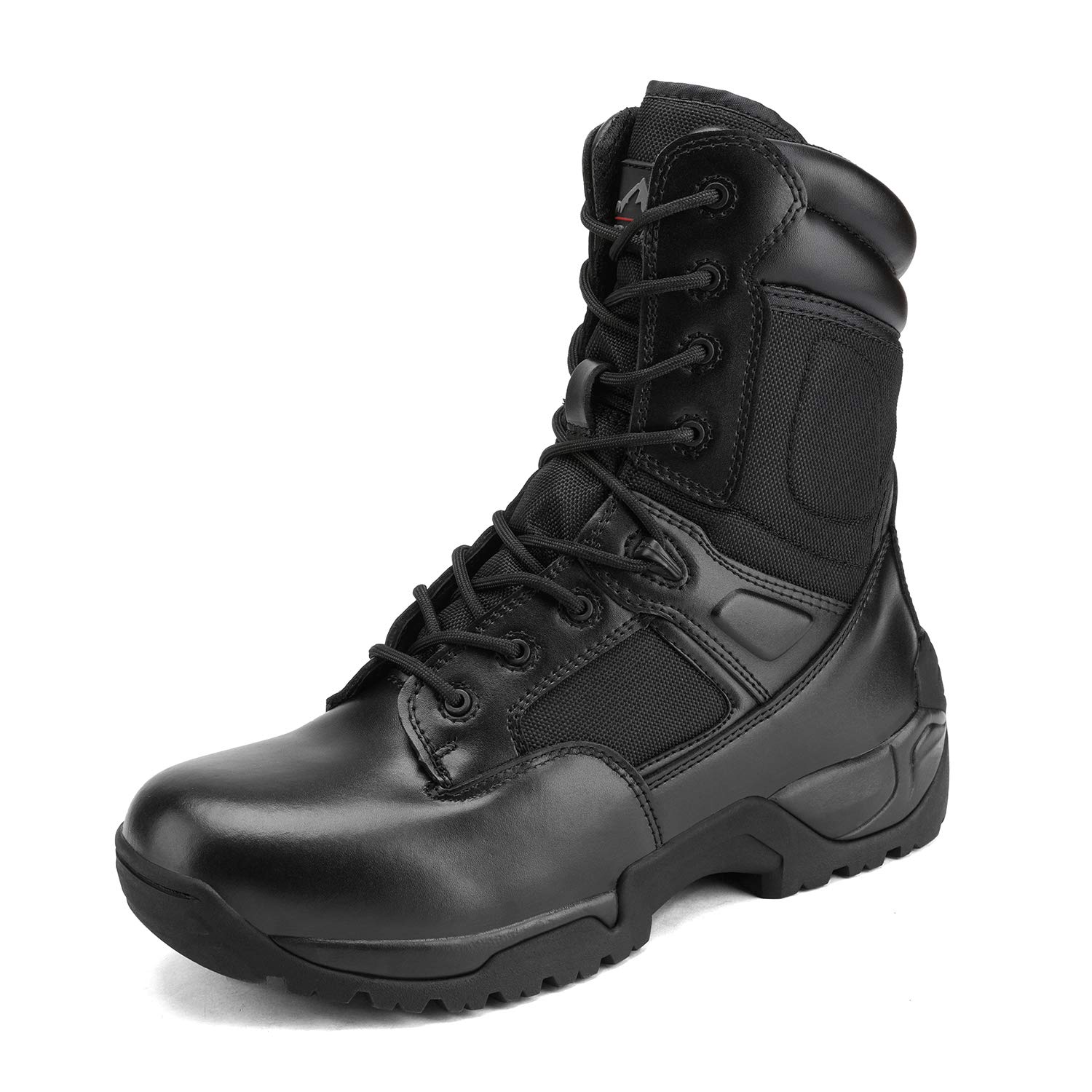 NORTIV 8 Tactical Military Work Boots with Zip