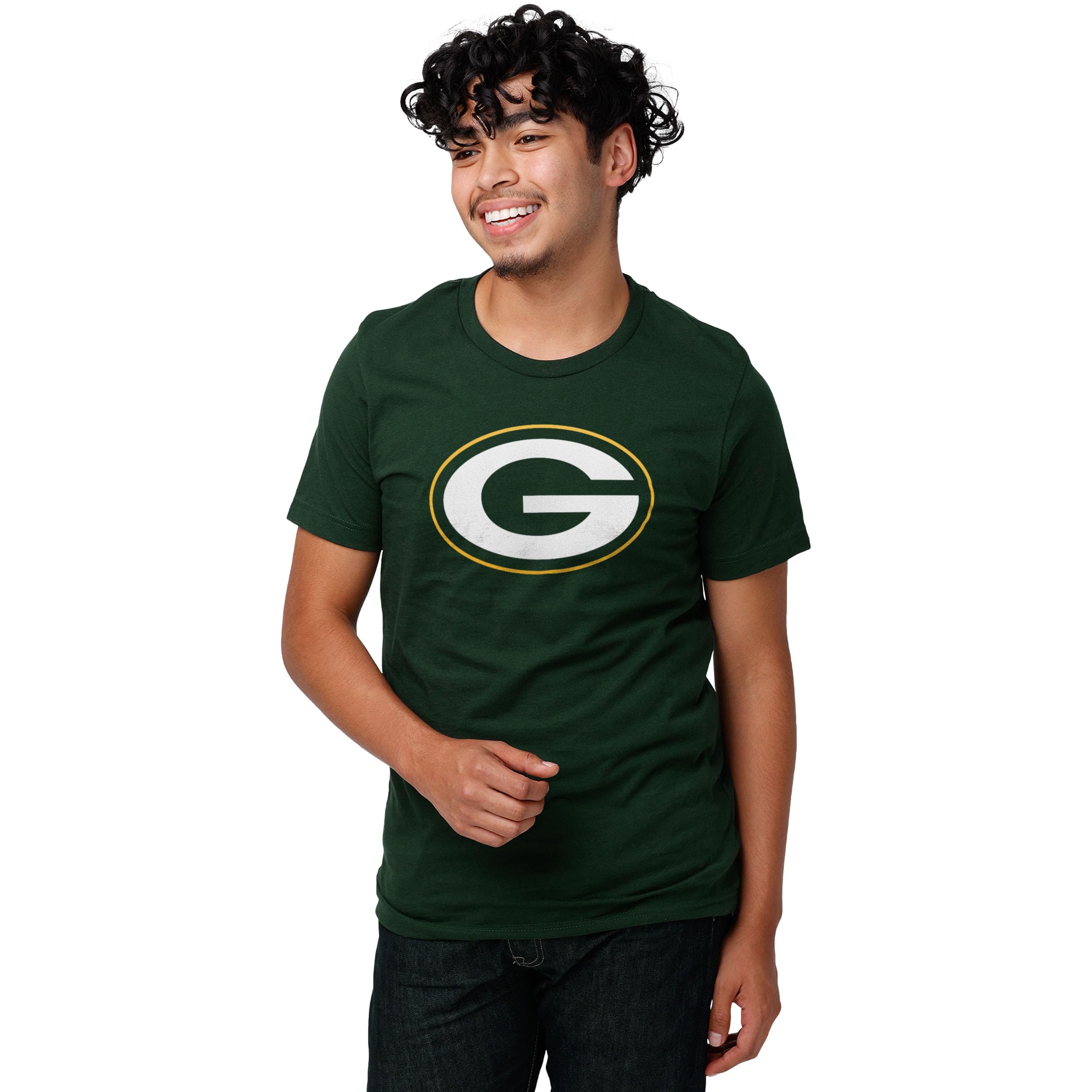 FOCO Mens NFL Team Primary Logo Short Sleeve T-Shirt