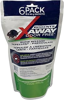 Rodents Away Odor Free 6-Pack, Slow Release Mouse Repellent