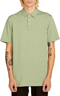 Volcom A0111700 Men's Short Sleeve Polo Shirt, Modern Fit, Solid Color, Stylish