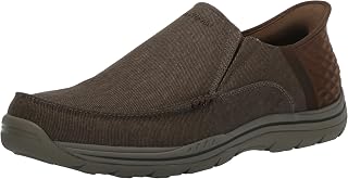 Skechers Men's USA Expected - Cayson Moc Toe Canvas Slip-Ins