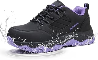 Women's Wide Steel Toe Waterproof Work Shoes