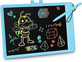 KOKODI LCD Writing Tablet, Gifts for 3 Years Old Boys and Girls，10 Inch Colorful Doodle Board Drawing Tablet, Erasable Reusable Electronic Drawing Pads, Educational and Learning Toys for Kids