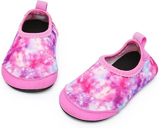 Baby Boys and Girls Swim Water Shoes Barefoot Aqua Socks Non-Slip for Beach Pool Toddler Kids