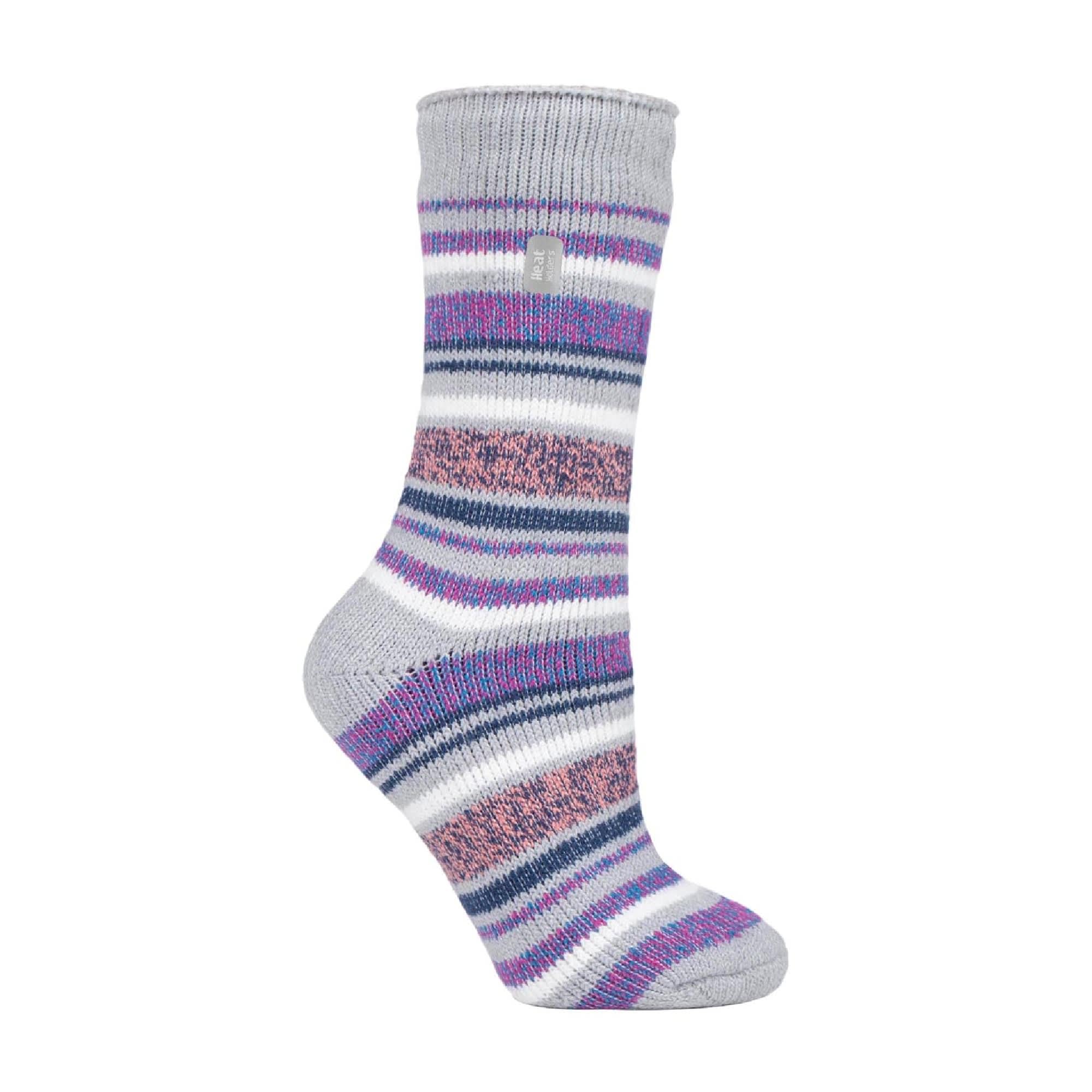 New Ladies Marl Fleck Winter Heat Holders Thermal Socks 4-8 UK, 37-42 EUR