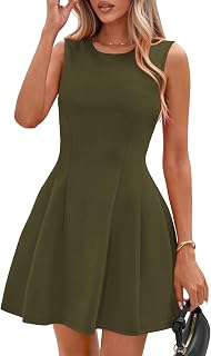 PRETTYGARDEN Summer A Line Dresses for Women Elegant Classy