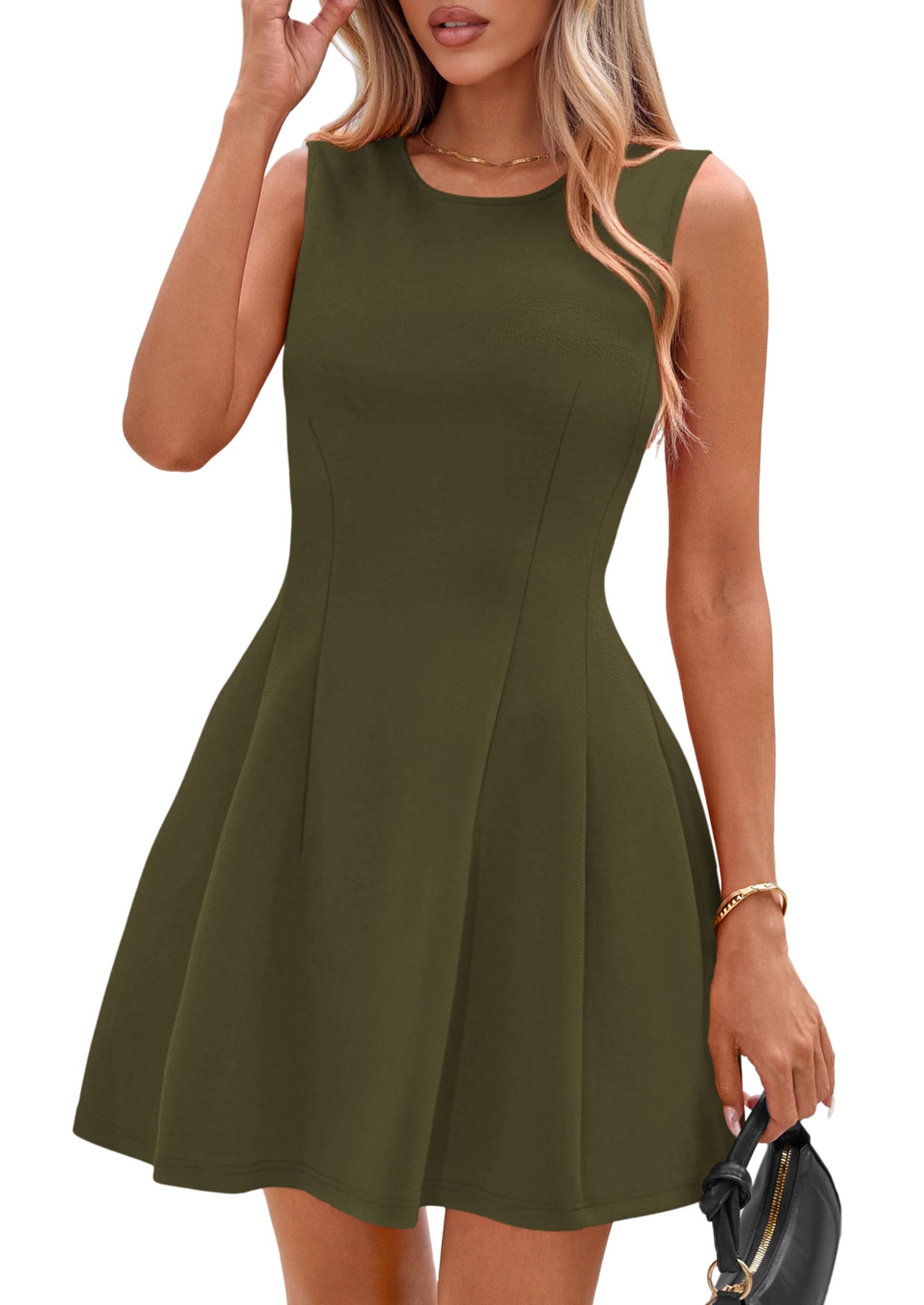 PRETTYGARDEN Summer A Line Dresses for Women Elegant Classy