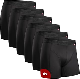 DANISH ENDURANCE Men's Boxer Shorts 6 Pairs