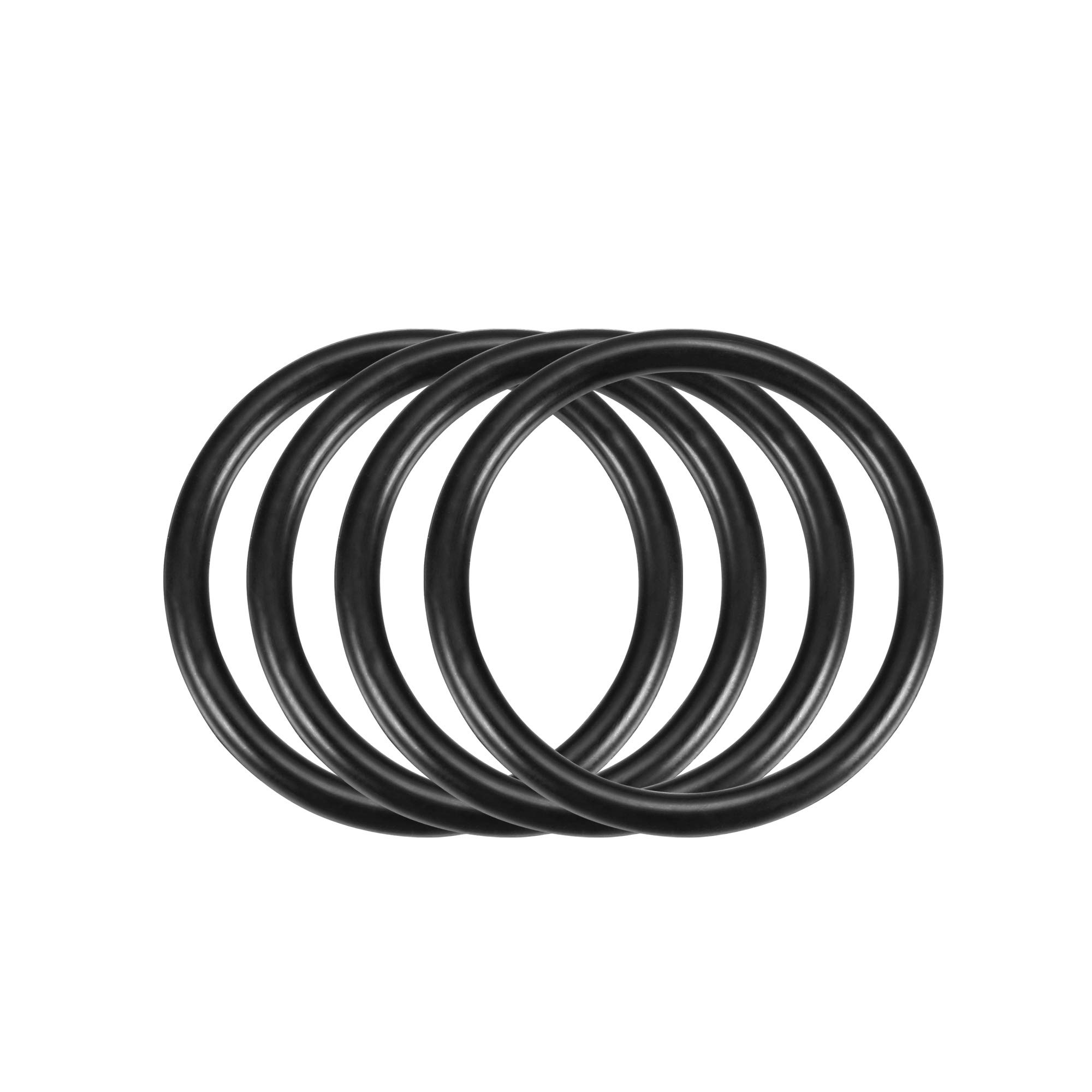 Sourcingmap Nitrile Rubber O-Rings 40mm OD 33mm ID 3.5mm Width, Metric Sealing G