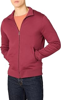 Amazon Essentials Men's Full-Zip Mock Neck Sweatshirt