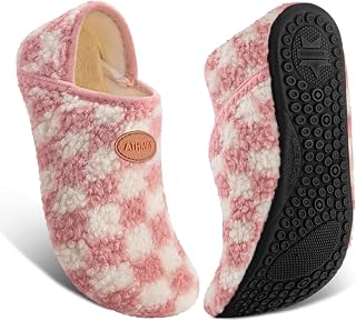 ATHMILE House Slippers for Women Men Indoor Barefoot House Shoes Soft Socks