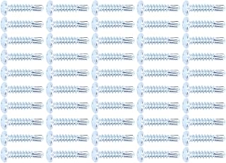 Generic 50pcs Self Drill Screw Fastener Set Kit Cross Design Zinc Plated Carbon Steel Work Electronics Communication Equipment (Round-Head)