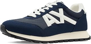 Armani Exchange Men's Essential Drop Mesh Details Trainers