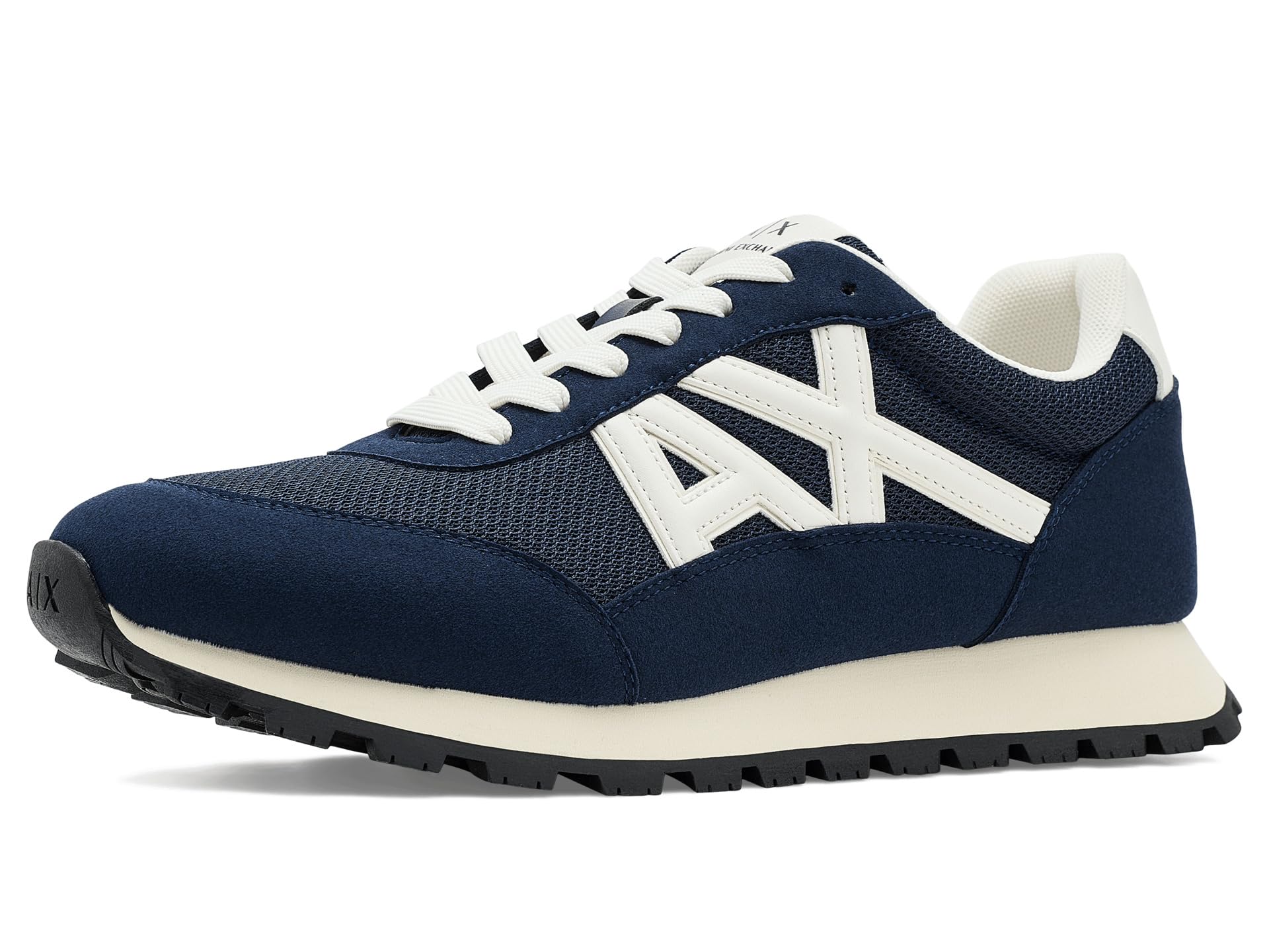 Armani Exchange Men's Essential Drop Mesh Details Trainers