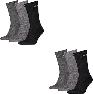 PUMA Unisex Quarter Plain 3p Men's Sports Socks (Pack of 3)